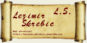 Ležimir Škrebić vizit kartica